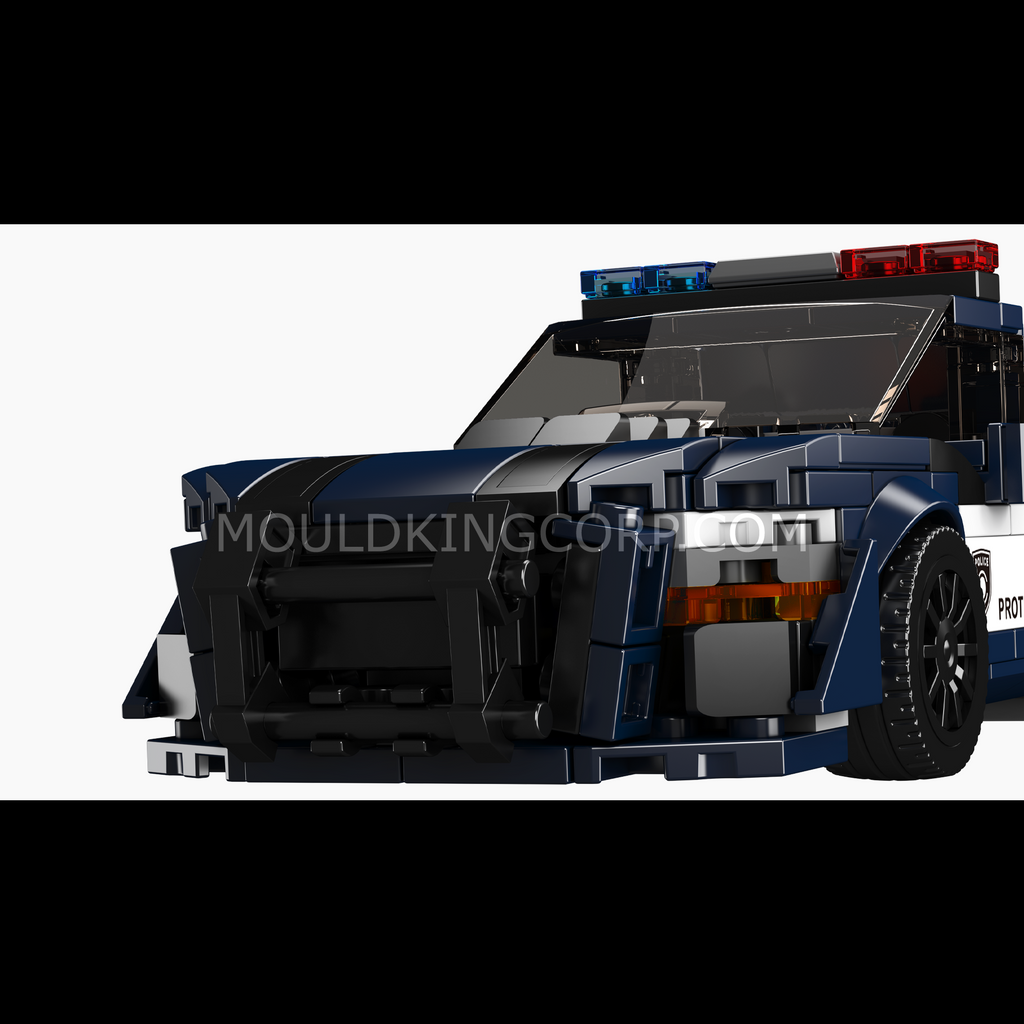 27090 Shelby GT500 Police Car Building Set | 489 Pcs - Image 3 of 6 | TheBrickTube