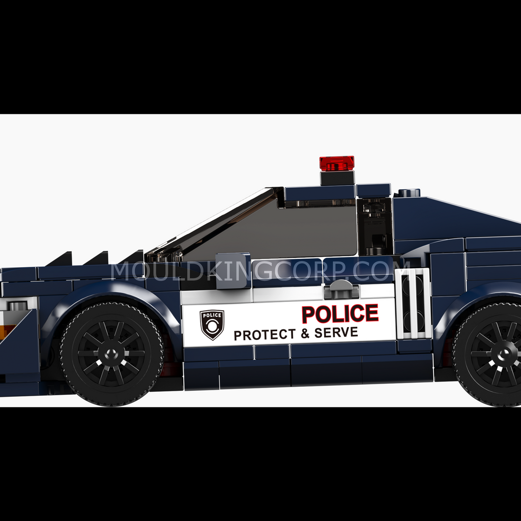 27090 Shelby GT500 Police Car Building Set | 489 Pcs - Image 4 of 6 | TheBrickTube