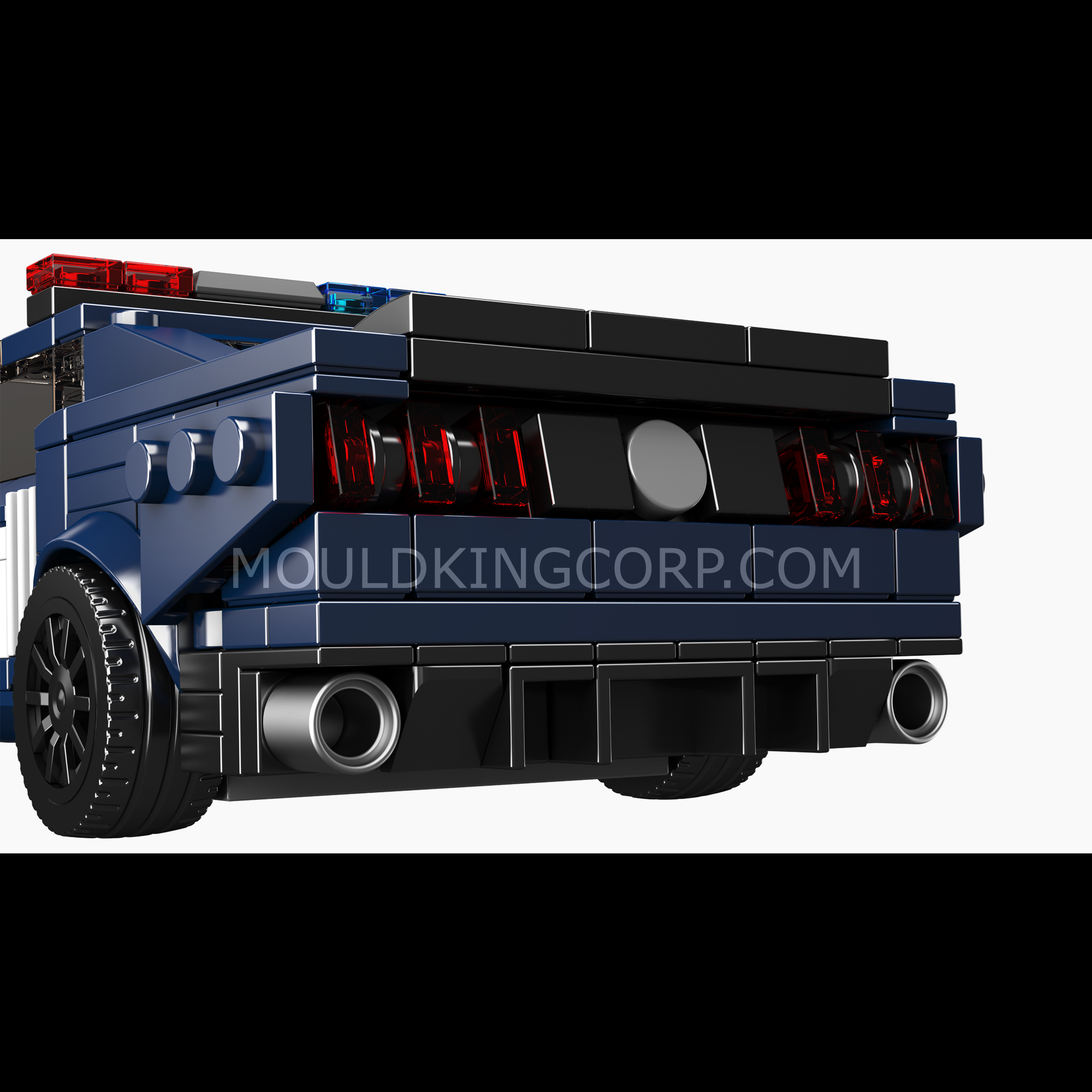 27090 Shelby GT500 Police Car Building Set | 489 Pcs - Image 5 of 6 | TheBrickTube