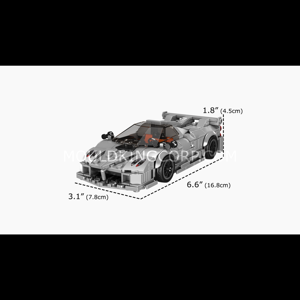 27091 Huayra Imola Supercar Building Set | 429 Pcs - Image 6 of 6 | TheBrickTube