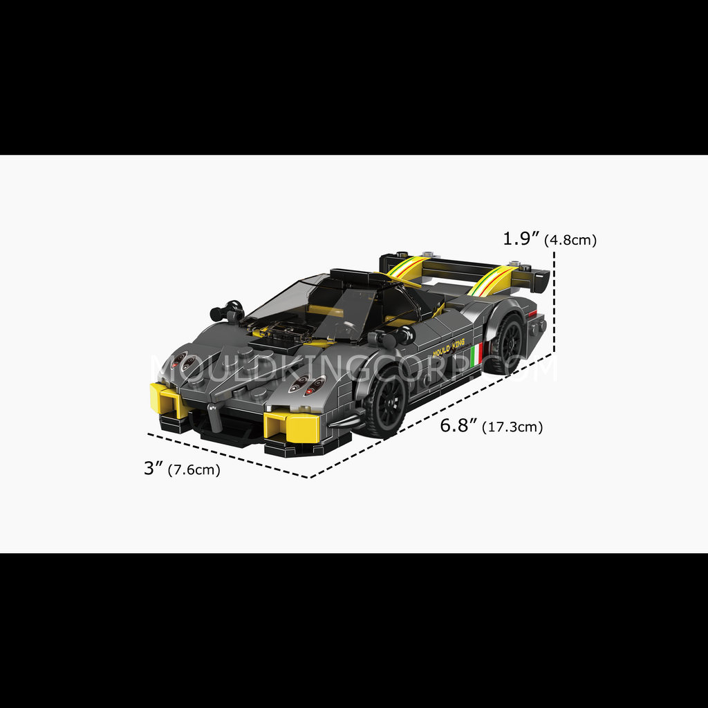 27092 Huayra R Supercar Building Set | 390 Pcs - Image 6 of 6 | TheBrickTube