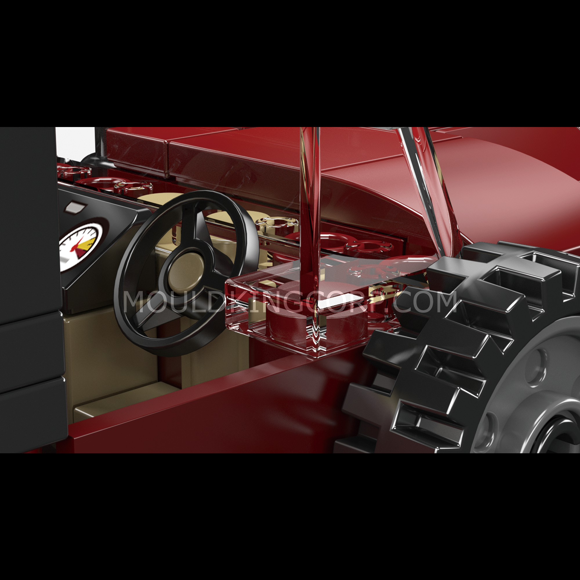 27101 Vintage Super Luxury Car Building Set | 319 Pcs - Image 2 of 6 | TheBrickTube