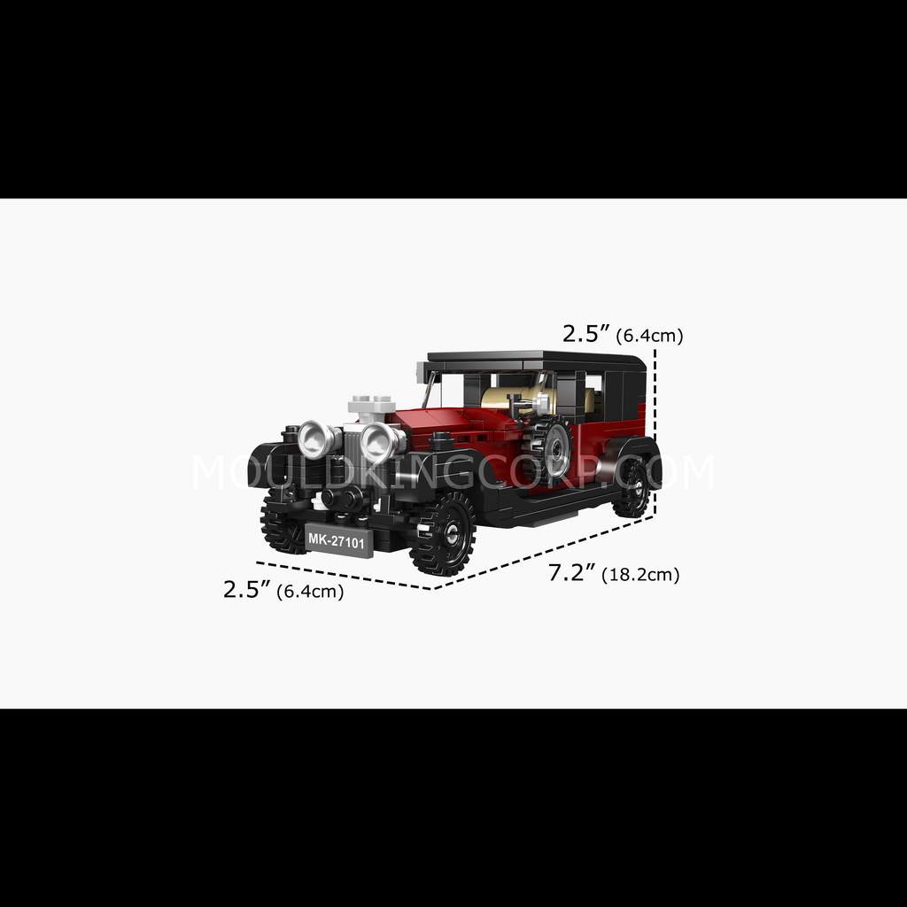 27101 Vintage Super Luxury Car Building Set | 319 Pcs - Image 6 of 6 | TheBrickTube