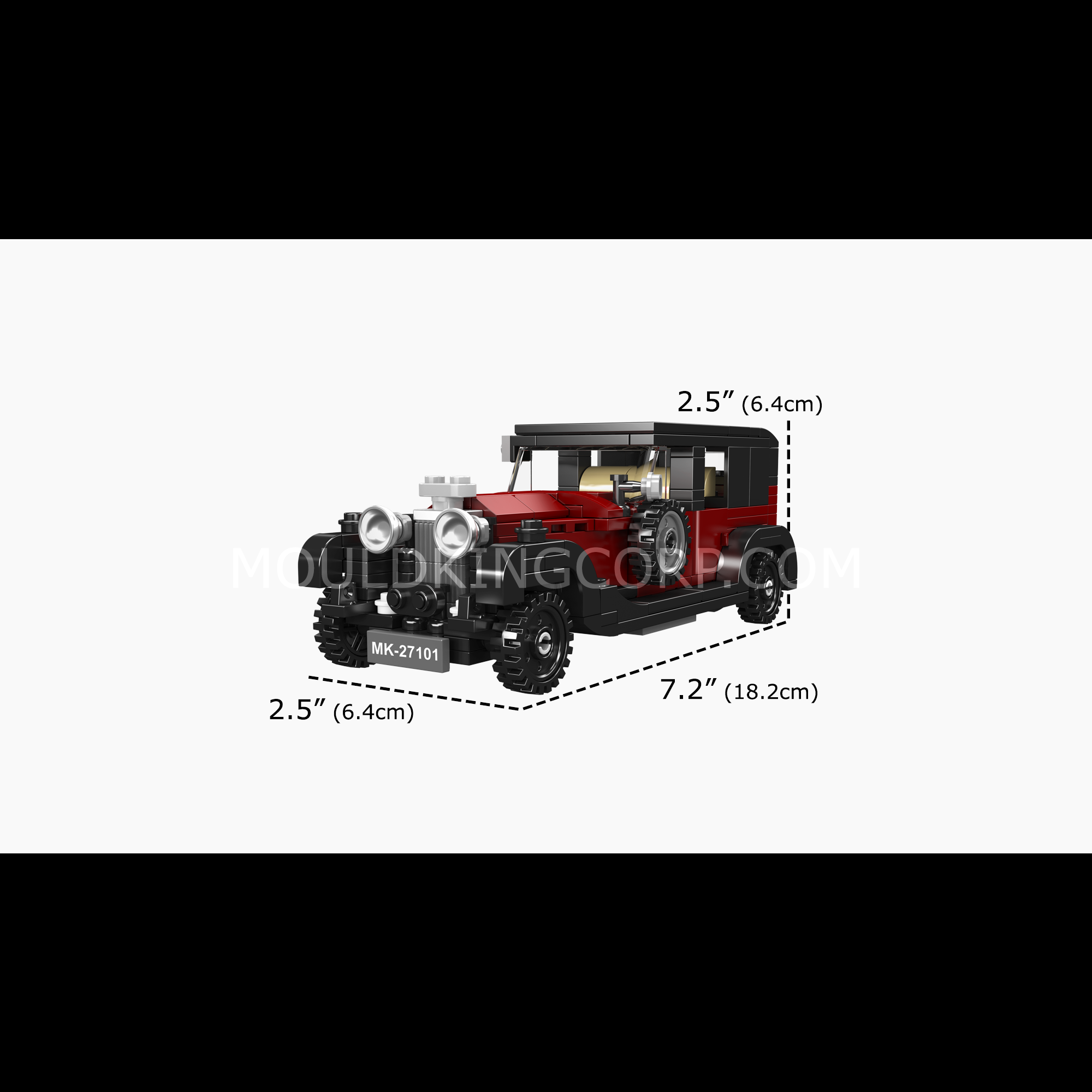 27101 Vintage Super Luxury Car Building Set | 319 Pcs - Image 6 of 6 | TheBrickTube