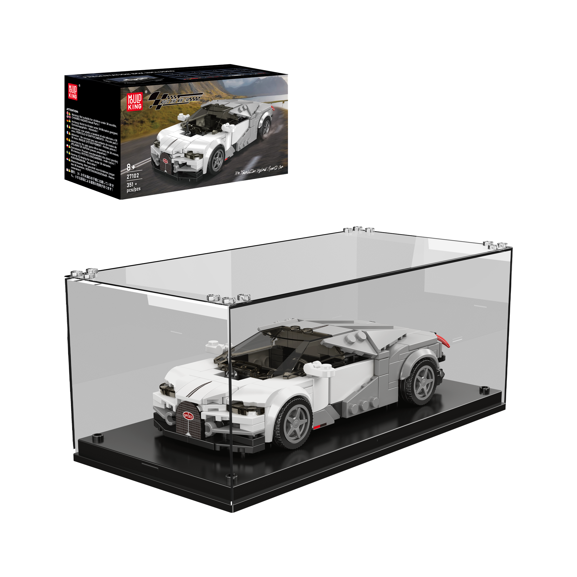 27102 Tourbillon Hybrid Sports Car Building Set | 351 Pcs - Main Image | TheBrickTube