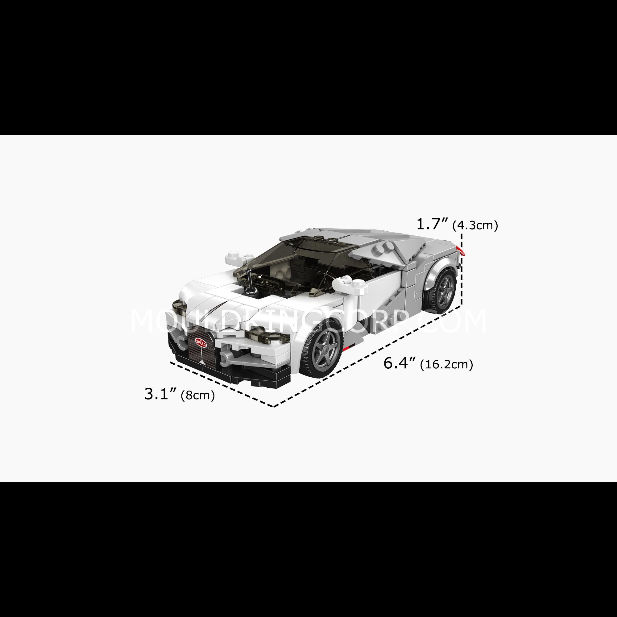 27102 Tourbillon Hybrid Sports Car Building Set | 351 Pcs - Image 6 of 6 | TheBrickTube