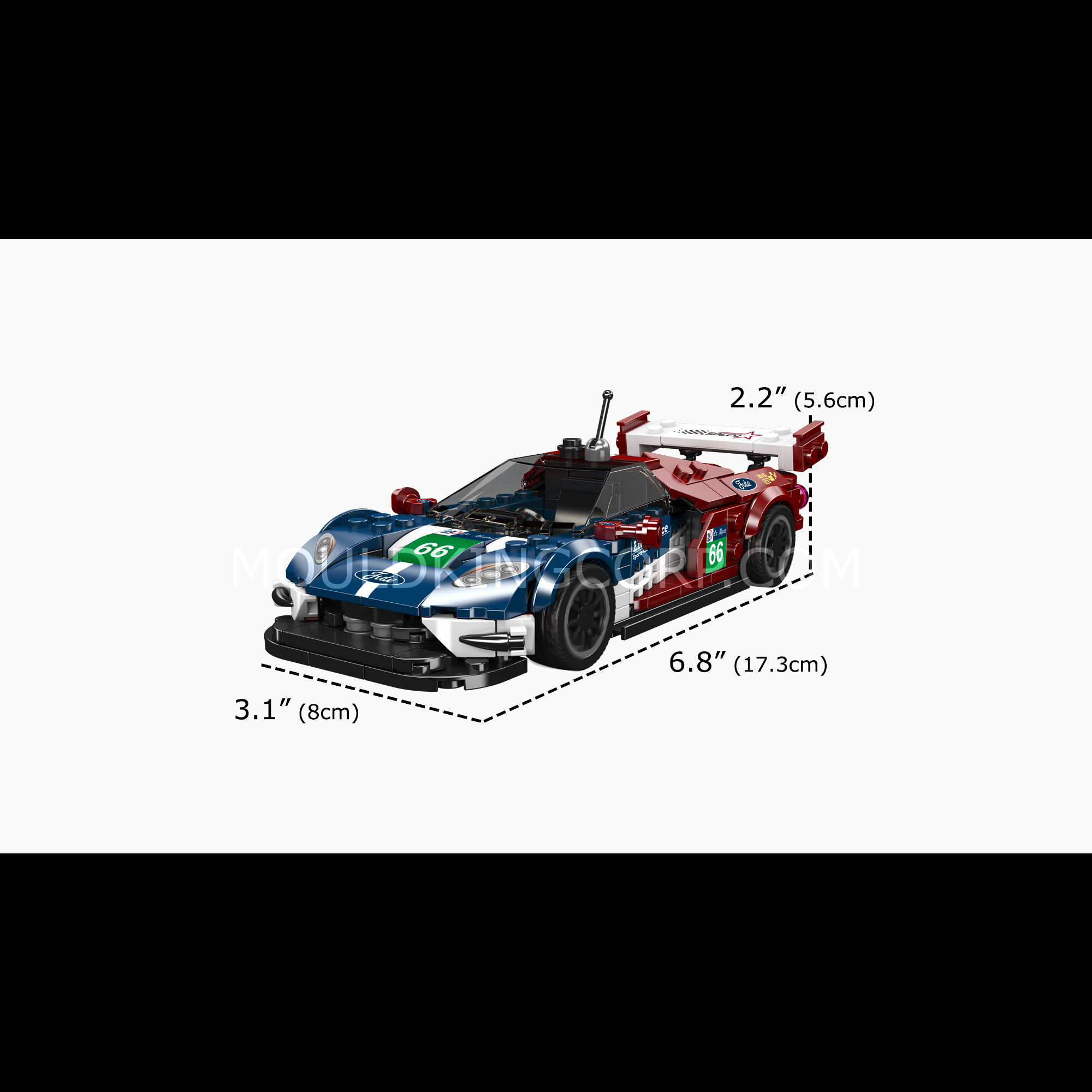 27103 LeMans Endurance Racing Car Building Set | 347 Pcs - Image 6 of 6 | TheBrickTube