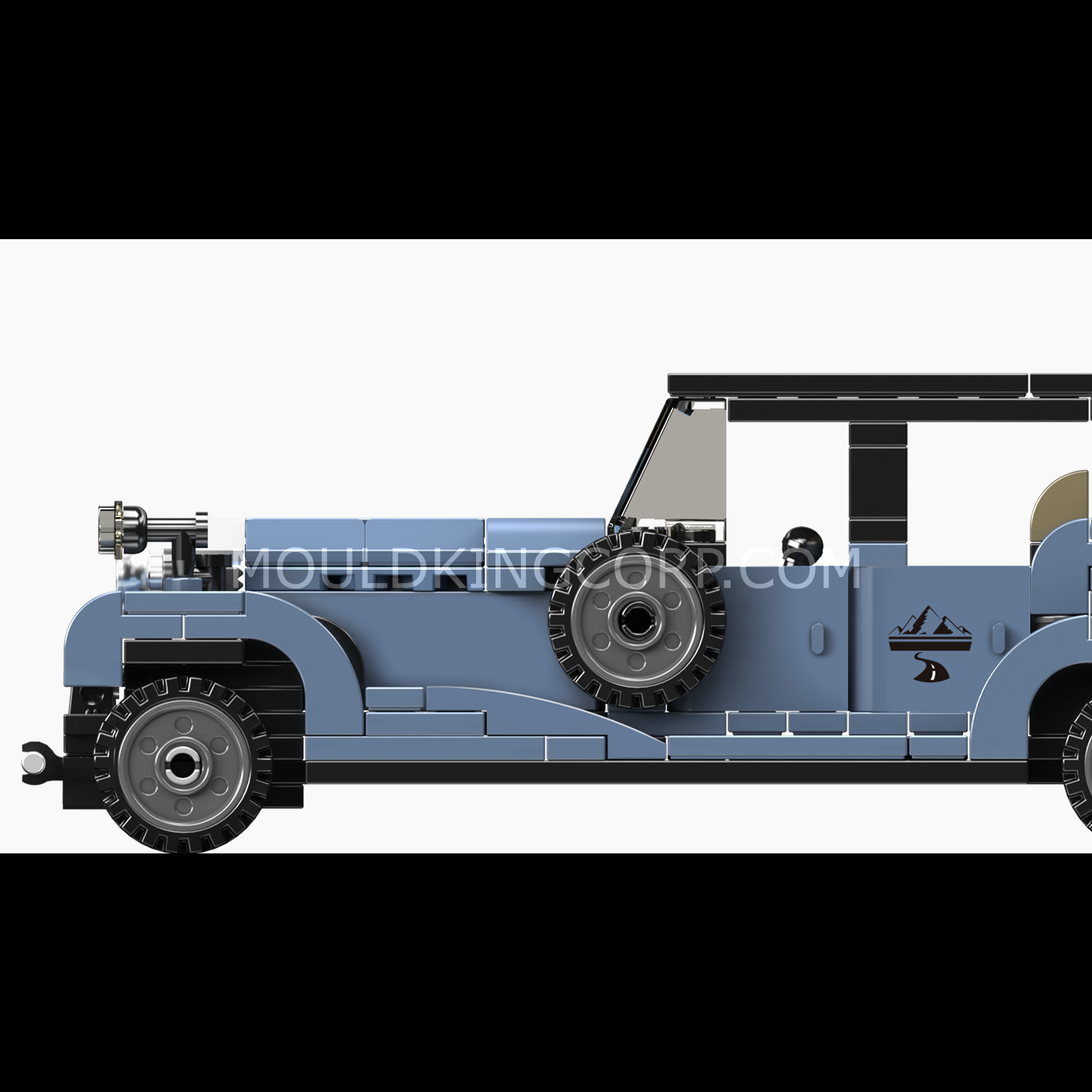27104 Phantom III Vintage Luxury Car Building Set | 320 Pcs - Image 4 of 6 | TheBrickTube