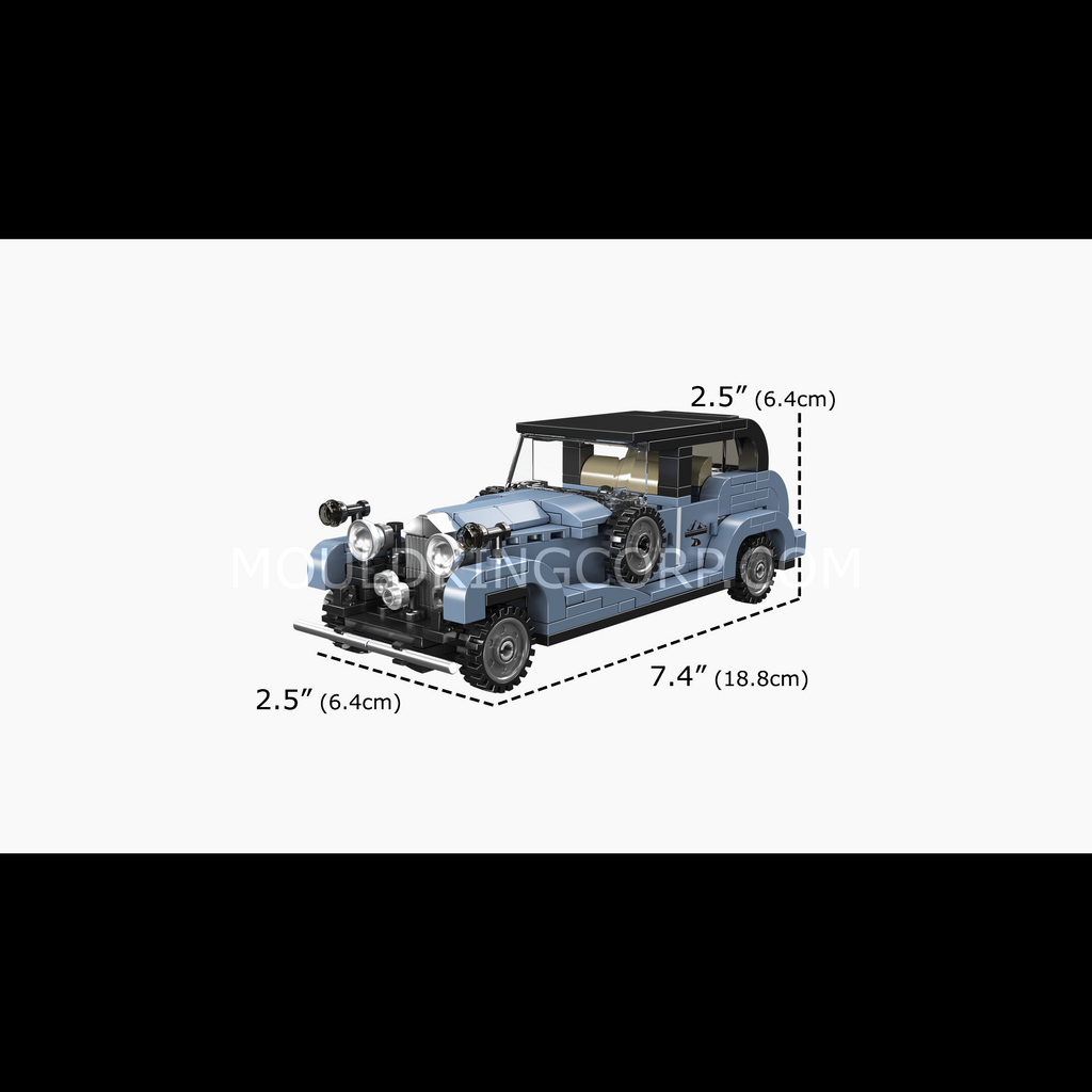 27104 Phantom III Vintage Luxury Car Building Set | 320 Pcs - Image 6 of 6 | TheBrickTube