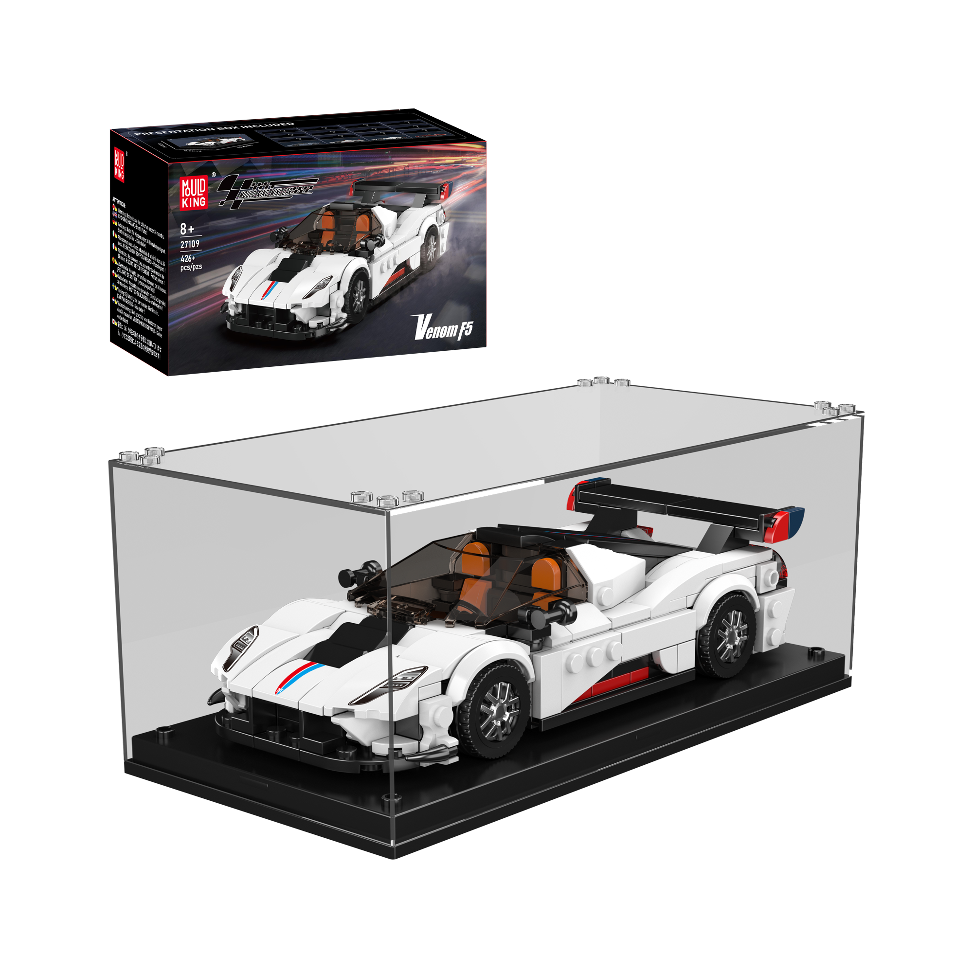 27109 Venom F5 Supercar Building Set | 426 Pcs - Main Image | TheBrickTube