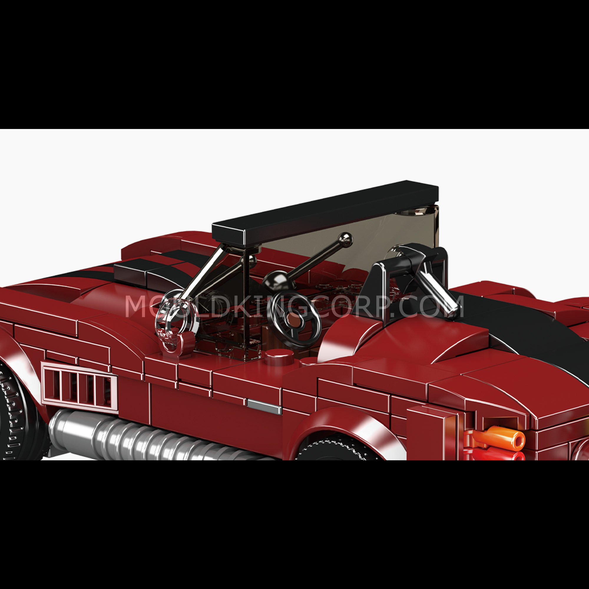 27111 Shelby Cobra 427 Roadster Building Set | 395 Pcs - Image 2 of 6 | TheBrickTube