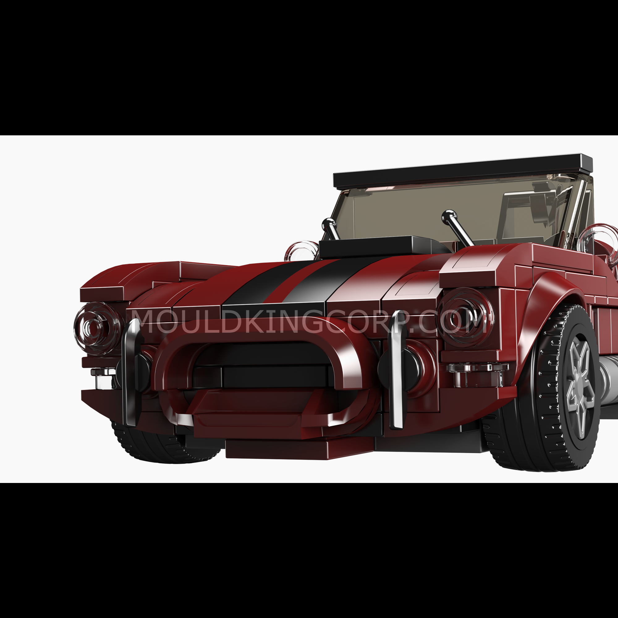 27111 Shelby Cobra 427 Roadster Building Set | 395 Pcs - Image 3 of 6 | TheBrickTube