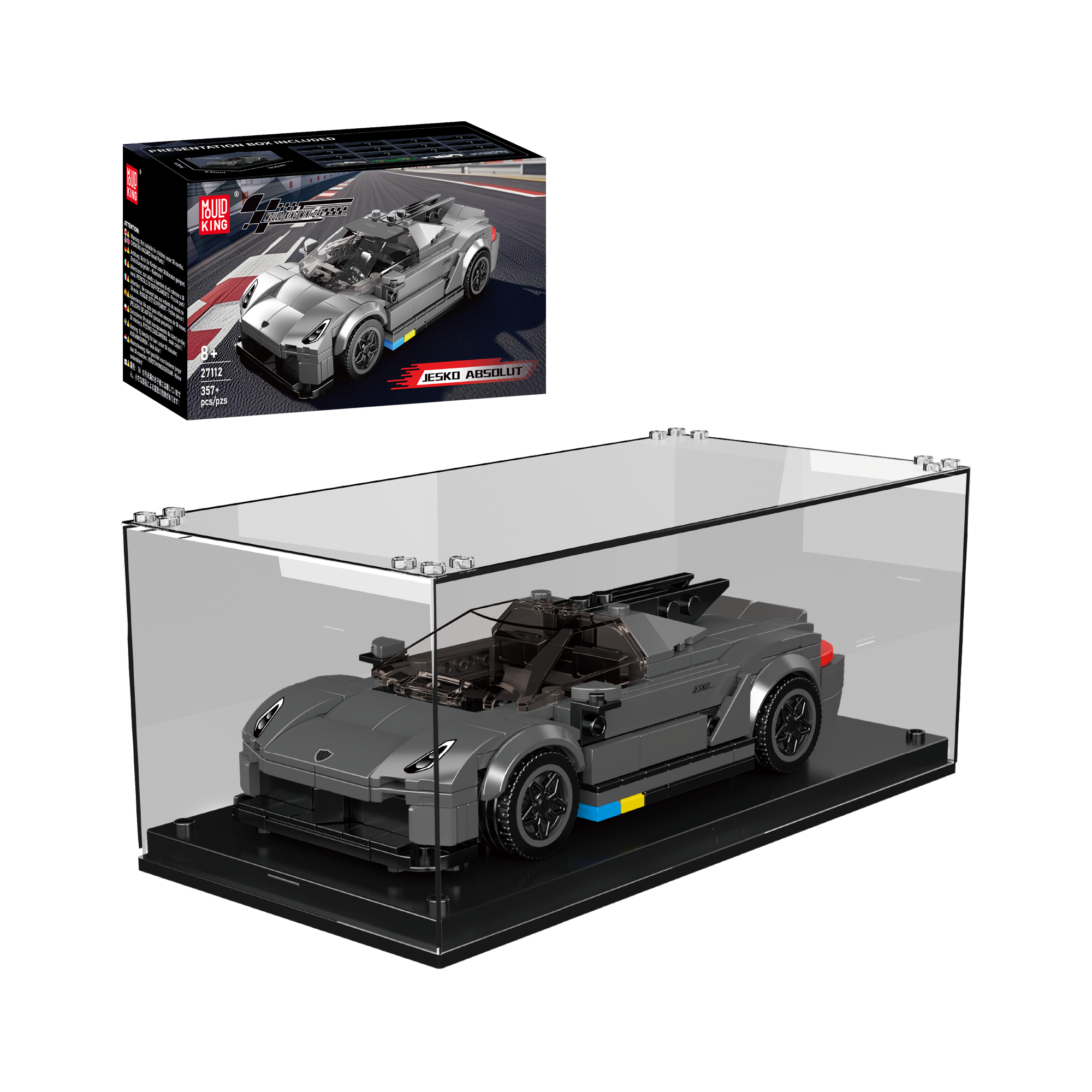 27112 Jesko Absolut Hypercar Building Set | 395 Pcs - Main Image | TheBrickTube