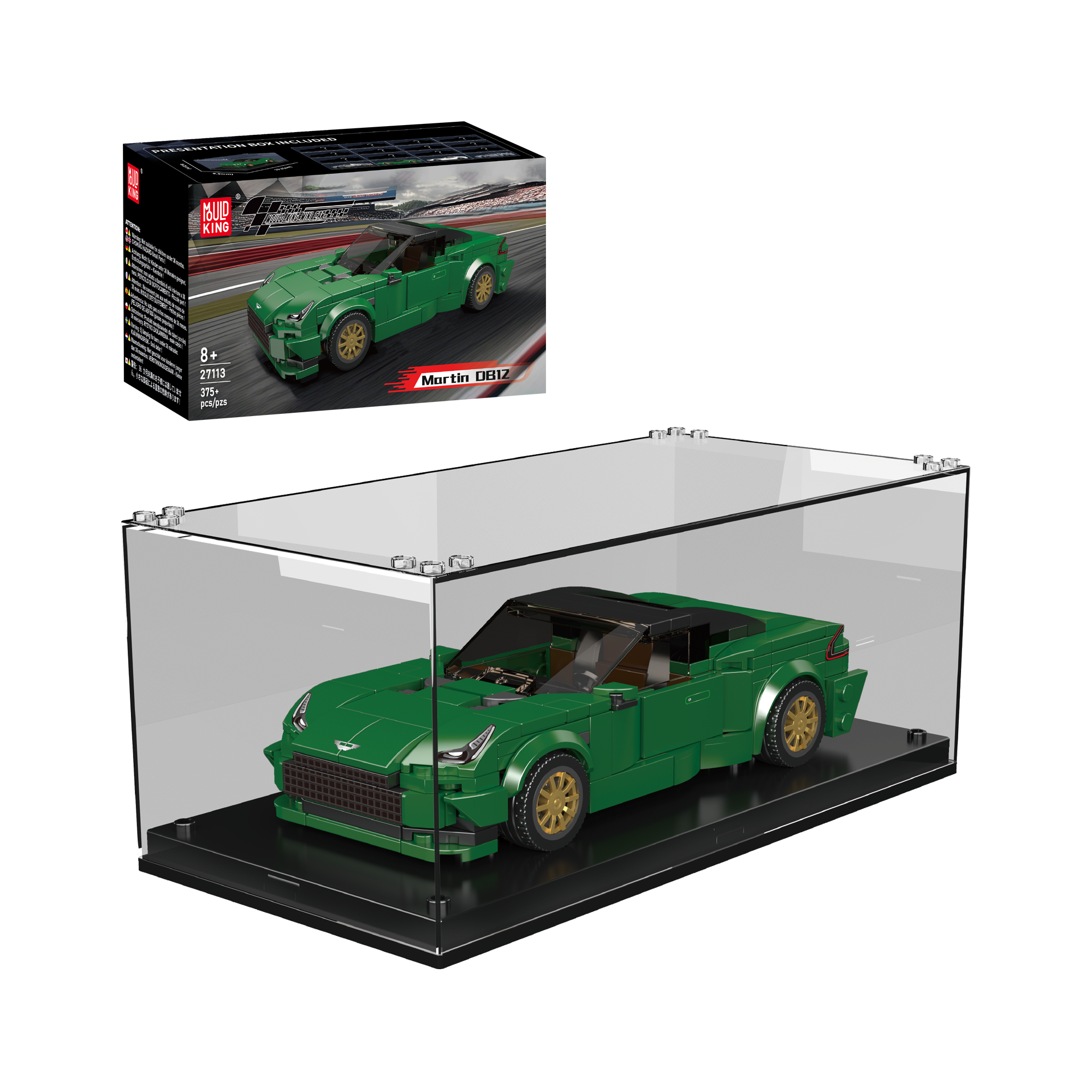 27113 Martin DB12 Car Model Building Set | 375 Pcs - Main Image | TheBrickTube
