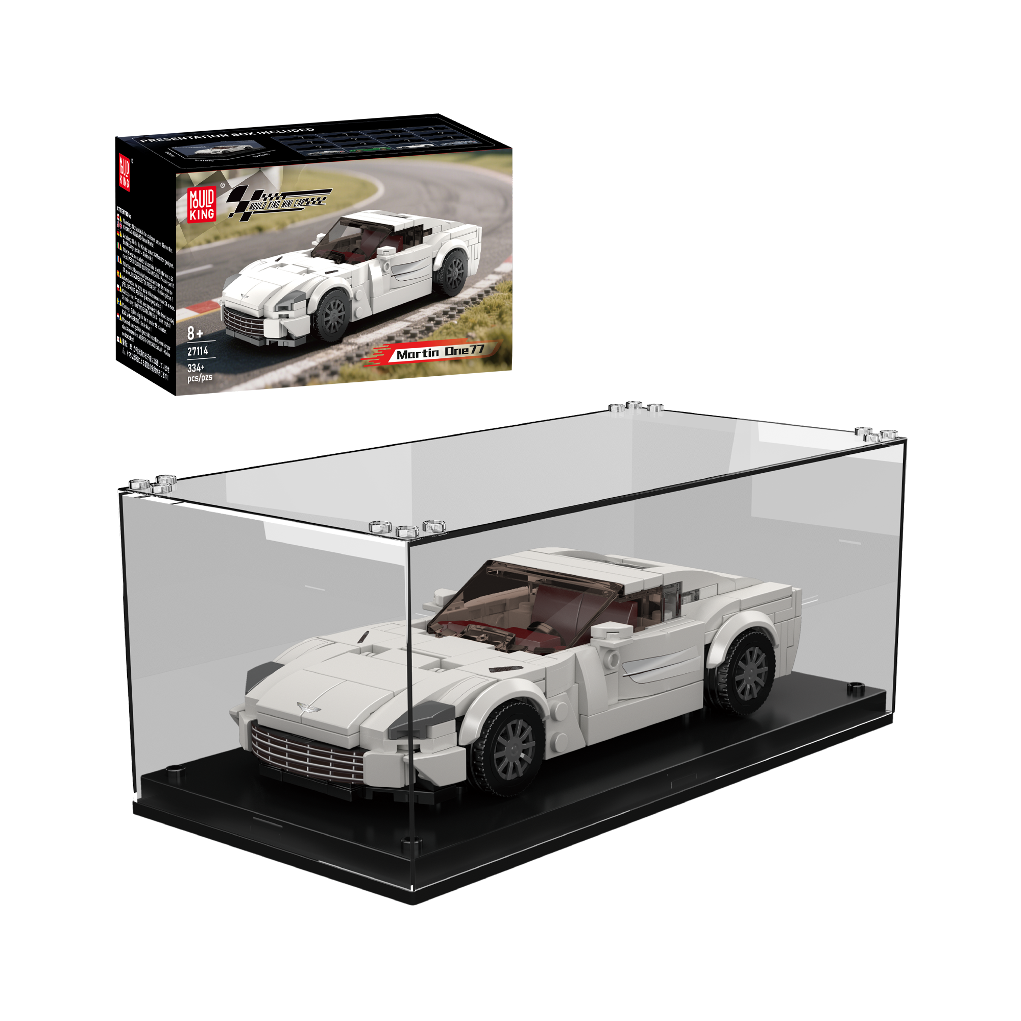 27114 Martin One-77 Car Model Building Set | 334 Pcs - Main Image | TheBrickTube