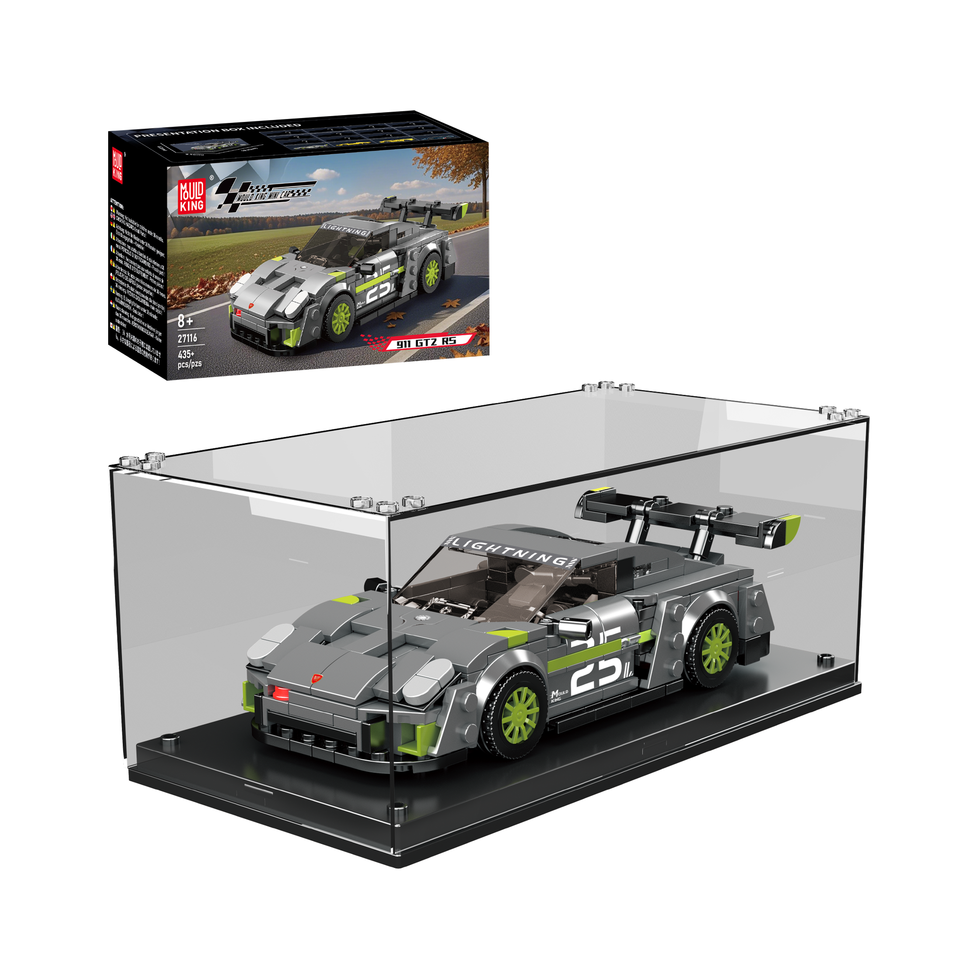 27116 911 GTZ R5 Car Model Building Set | 435 Pcs - Main Image | TheBrickTube