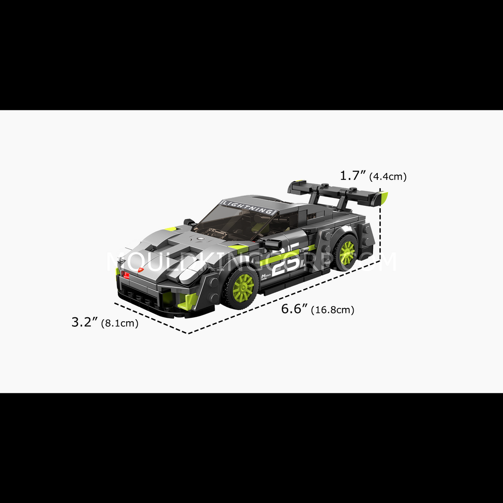 27116 911 GTZ R5 Car Model Building Set | 435 Pcs - Image 6 of 6 | TheBrickTube