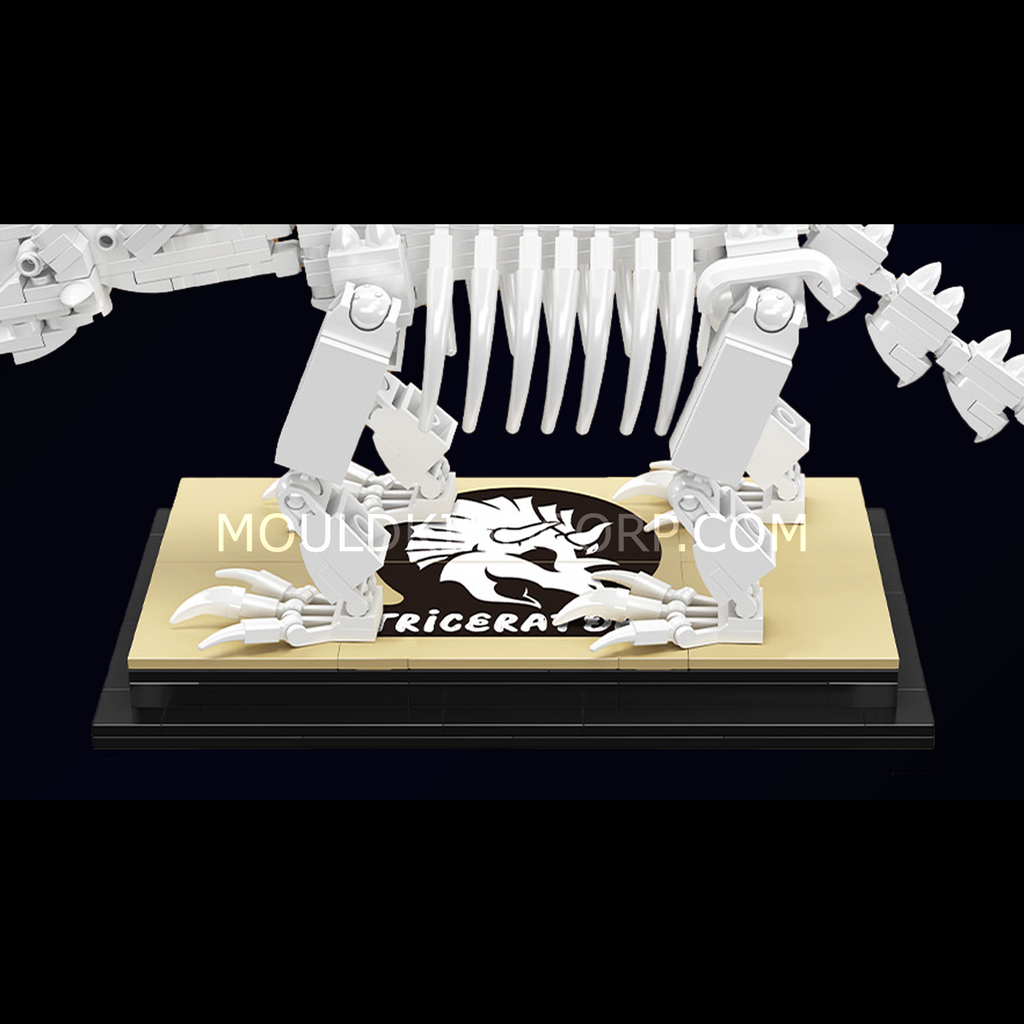 29006 Triceratops Dinosaur Fossil Building Kit | 397 Pcs - Image 2 of 5 | TheBrickTube