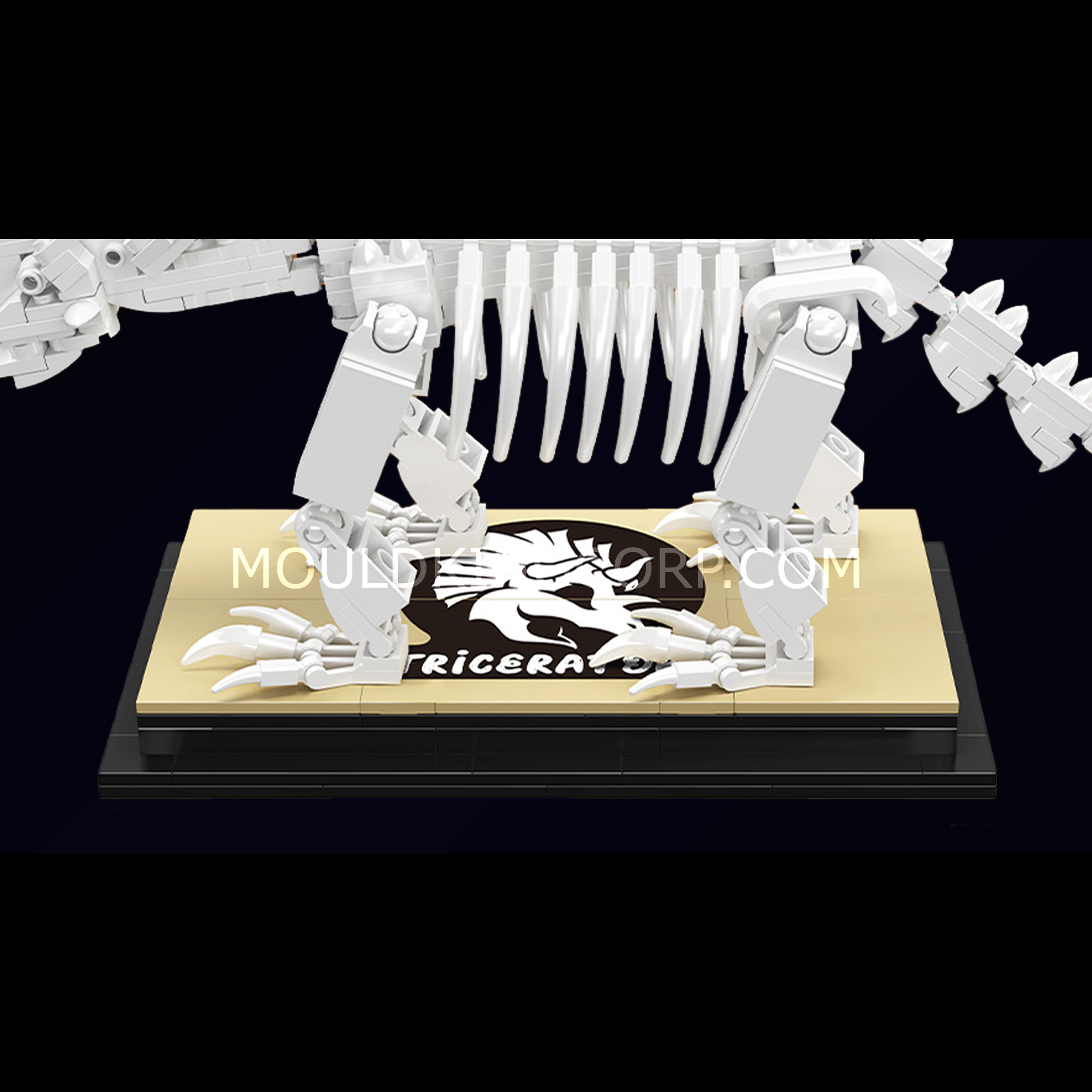 29006 Triceratops Dinosaur Fossil Building Kit | 397 Pcs - Image 2 of 5 | TheBrickTube