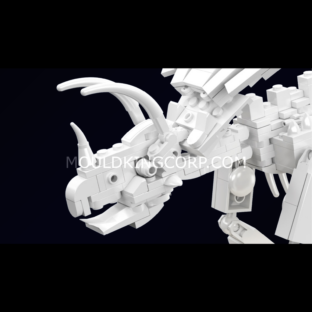 29006 Triceratops Dinosaur Fossil Building Kit | 397 Pcs - Image 3 of 5 | TheBrickTube