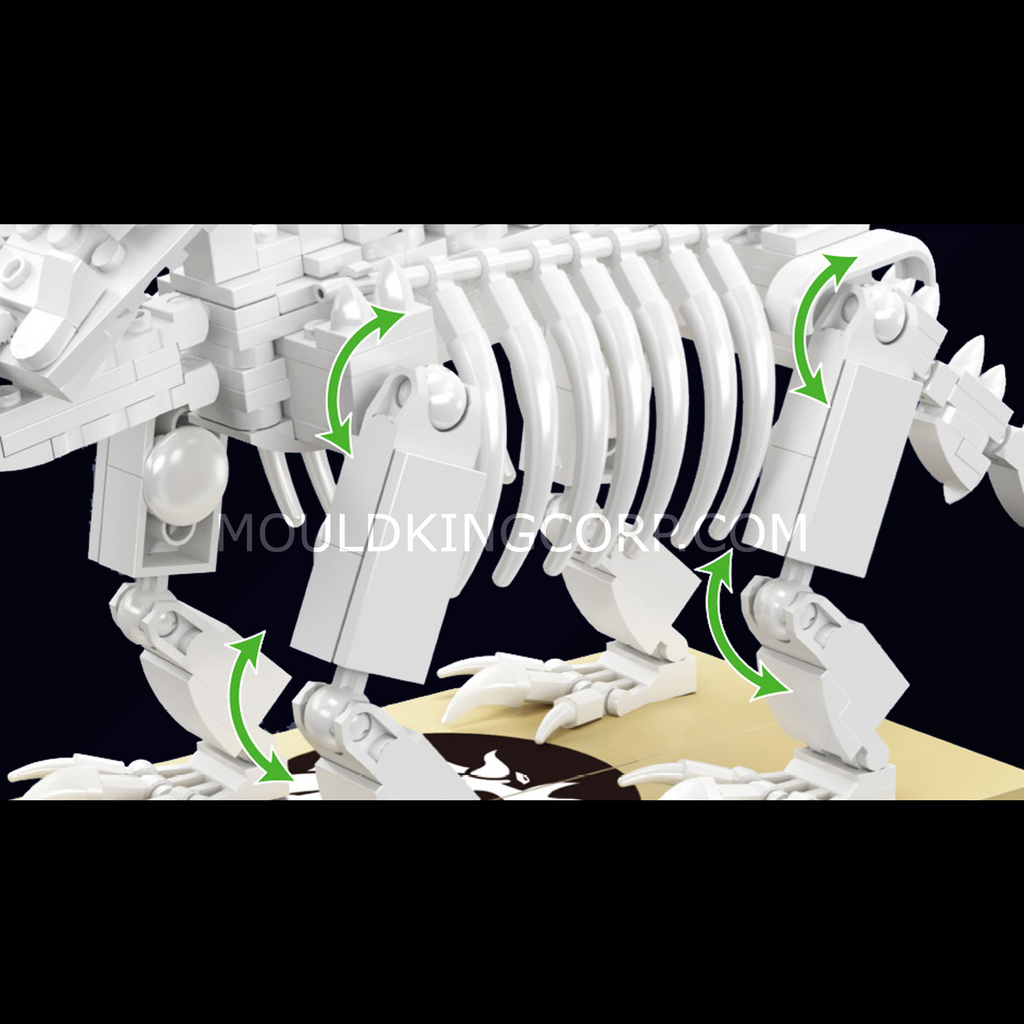 29006 Triceratops Dinosaur Fossil Building Kit | 397 Pcs - Image 4 of 5 | TheBrickTube