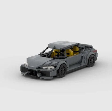 Koenigsegg Gemera brick model - front angle view - TheBrickTube
