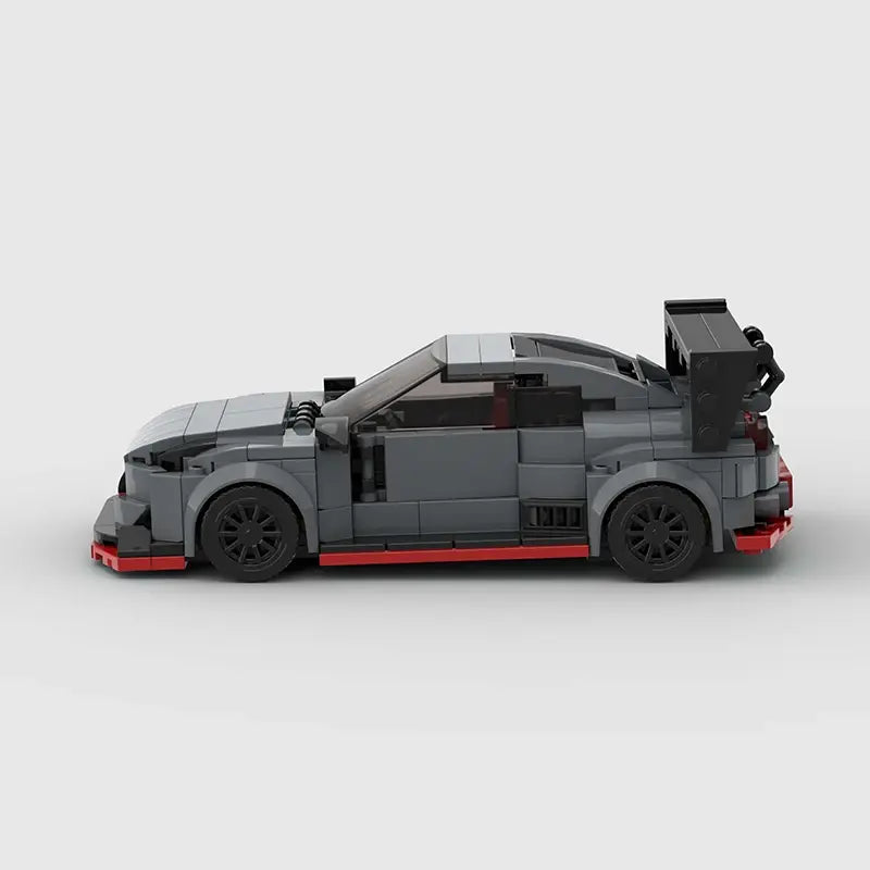 Nissan GT-R R35 Widebody brick model - detail close-up - TheBrickTube