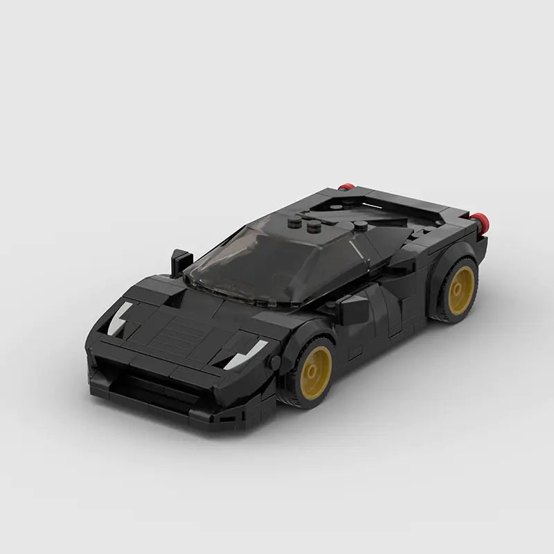 Ferrari 458 brick model - detail close-up - TheBrickTube