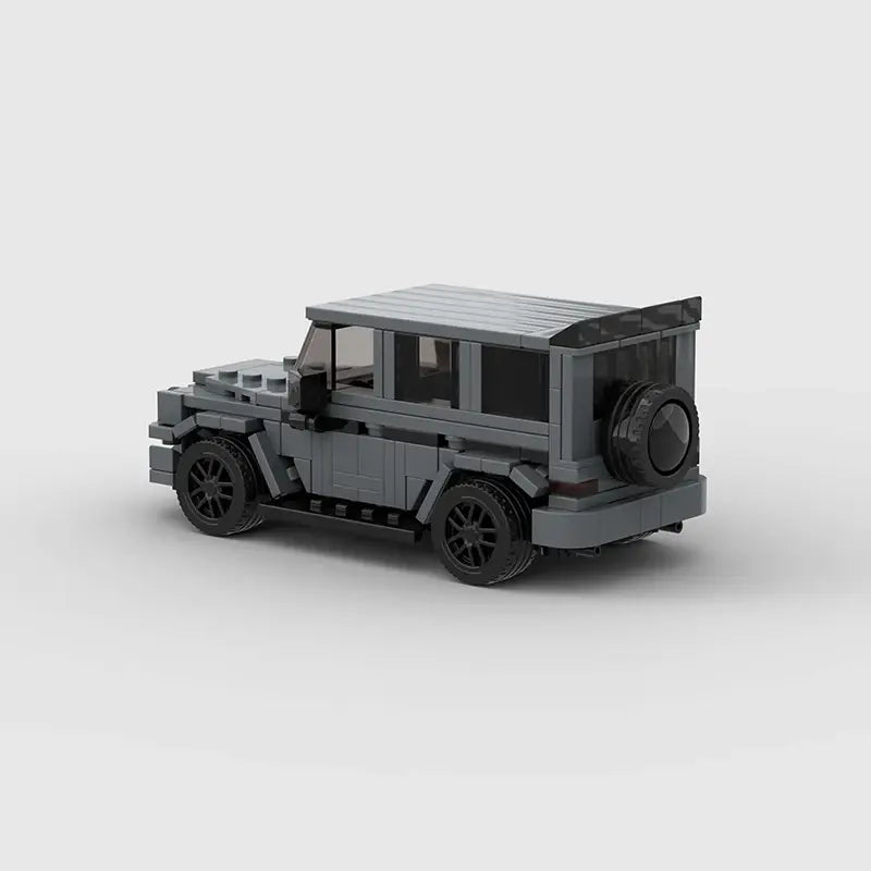 Mercedes-Benz G Wagon G63 brick model - side profile view - TheBrickTube