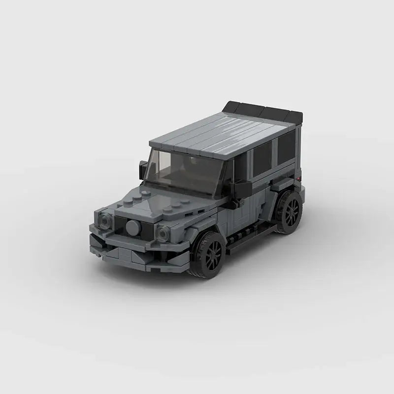 Mercedes-Benz G Wagon G63 brick model - front angle view - TheBrickTube