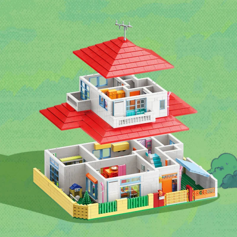 K20612 The Crayon Shin-chan House | Brick Building Set - Image 4 of 8 | TheBrickTube