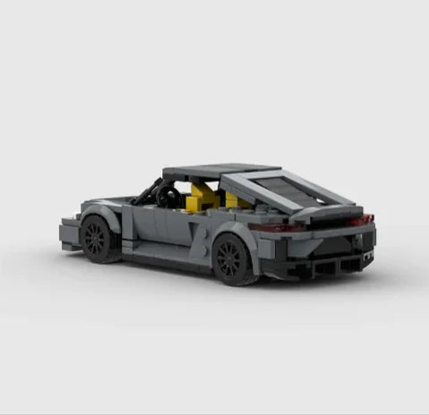 Koenigsegg Gemera brick model - display view - TheBrickTube