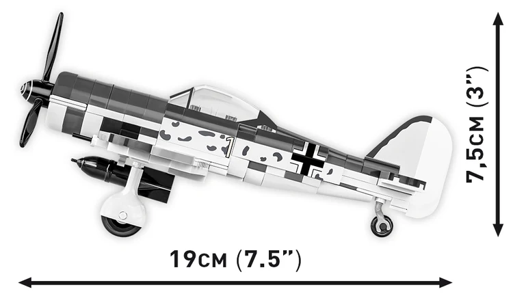 Focke-Wulf FW 190 F-8 Fighter Building Set - Image 5 of 6 | TheBrickTube