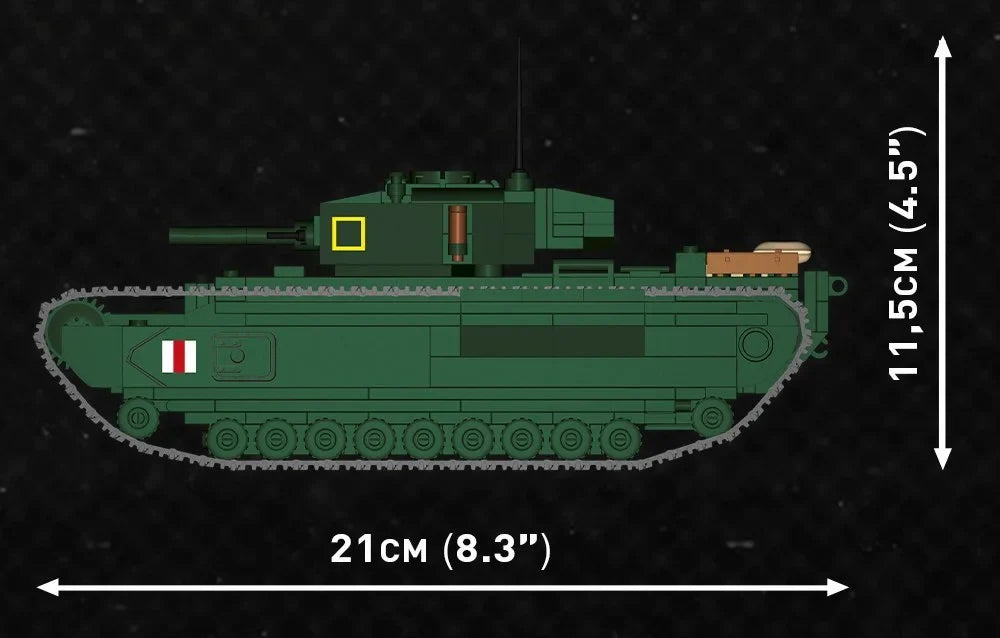 Churchill MK.III Tank Building Set - Image 4 of 6 | TheBrickTube