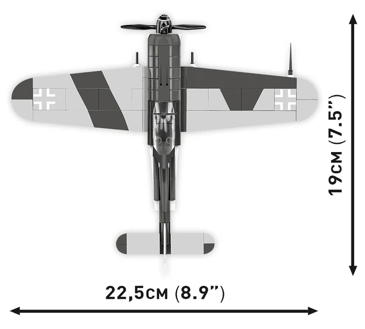 Focke-Wulf FW 190 F-8 Fighter Building Set - Image 4 of 6 | TheBrickTube