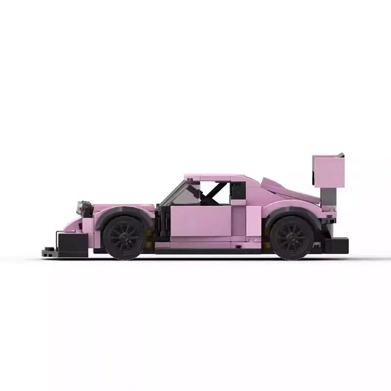 Porsche 911|Hoonipigasus brick model - rear angle view - TheBrickTube
